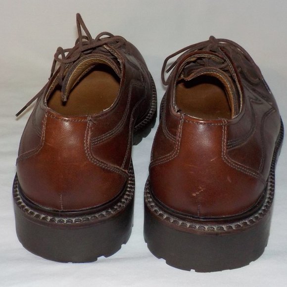 HAD TOO LONG GOTTA GO Bostonian derbys sz 8.5M brown leather EUC ! - Picture 5 of 5